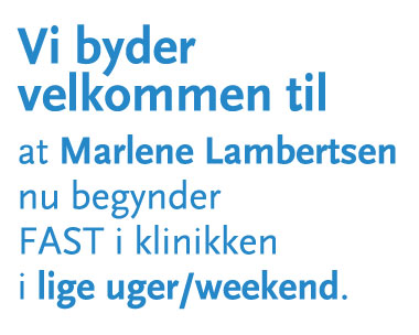 Se Marlenes spidskompetancer Marlene Lambertsen